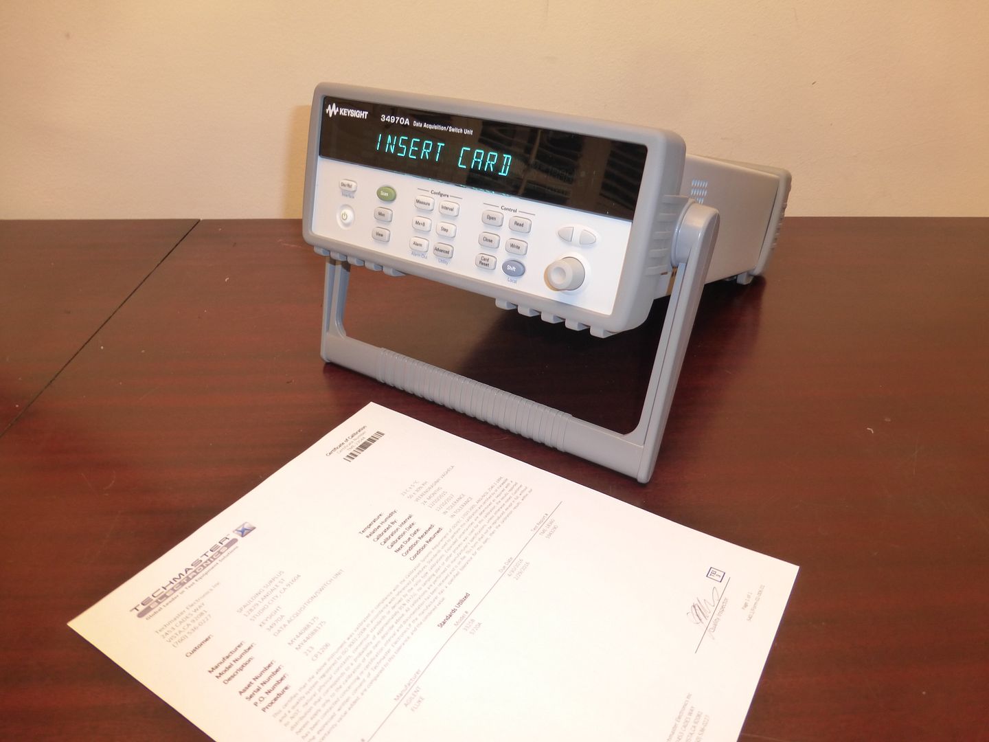 Keysight / Agilent 34970A Data Acquisition / Data Logger Switch Unit